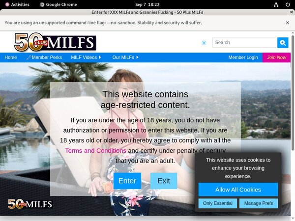 50 Plus MILFs Acount