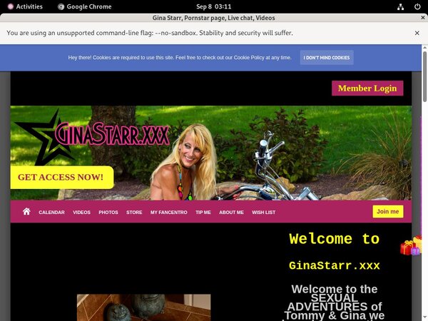 Account Free For GinaStarr