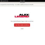 Alex Legend Twitter