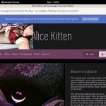 Alicekitten.modelcentro.com Porn Site