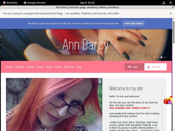 Ann-darcy.com Account Share