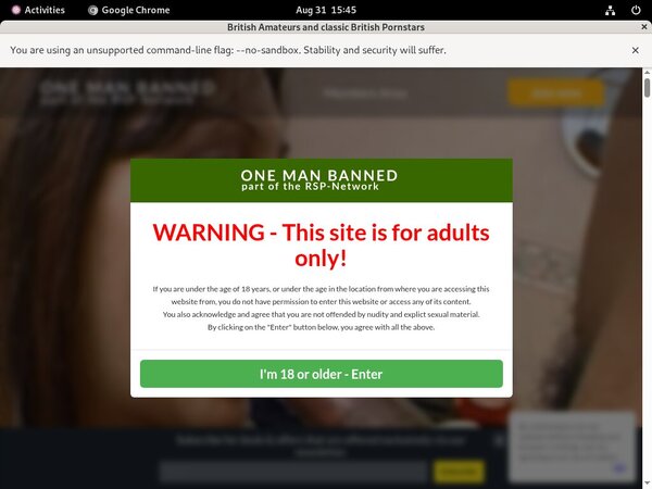 Banned Man One Coupon