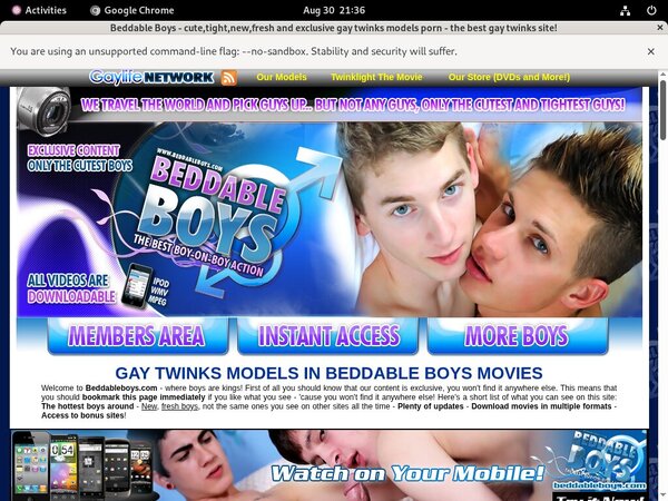 Beddableboys.com Xx