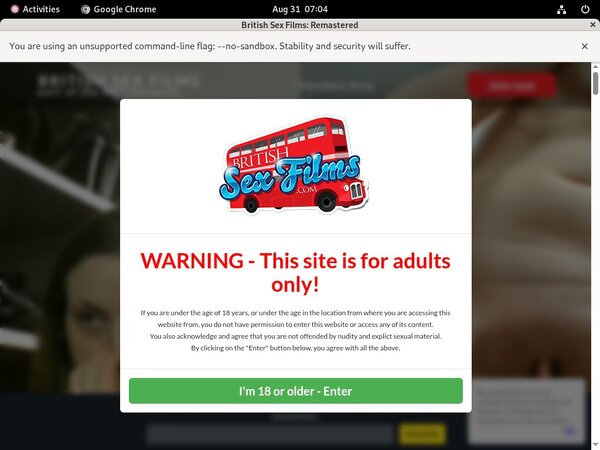 Britishsexfilms.com Epoch Page