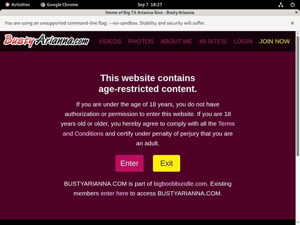 Busty Arianna Free Passwords