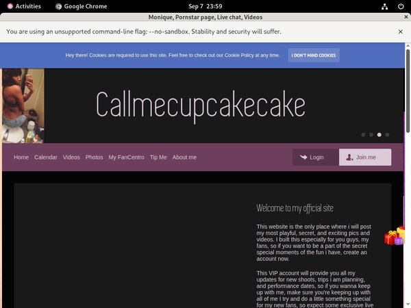 Callmecupcakeyan.modelcentro.com Coupon