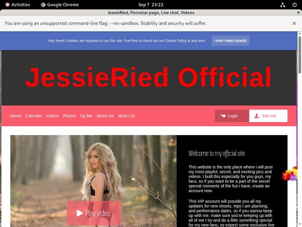 Create JessieRied Account Create JessieRied Account