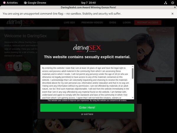 Daringsexhd Password Account