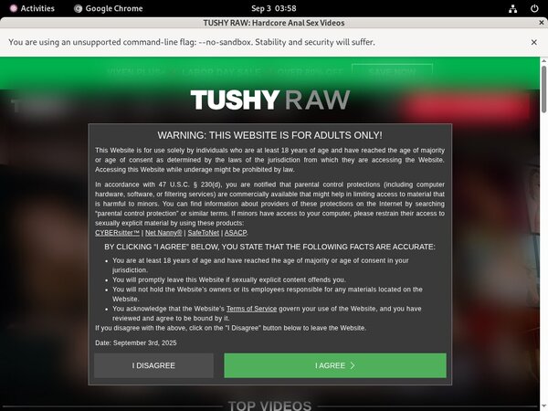 Discounted Tushy Raw Membership