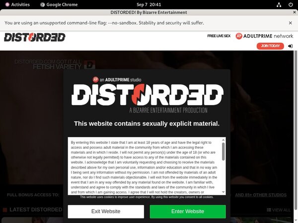 Distorded Trial Membership Offer
