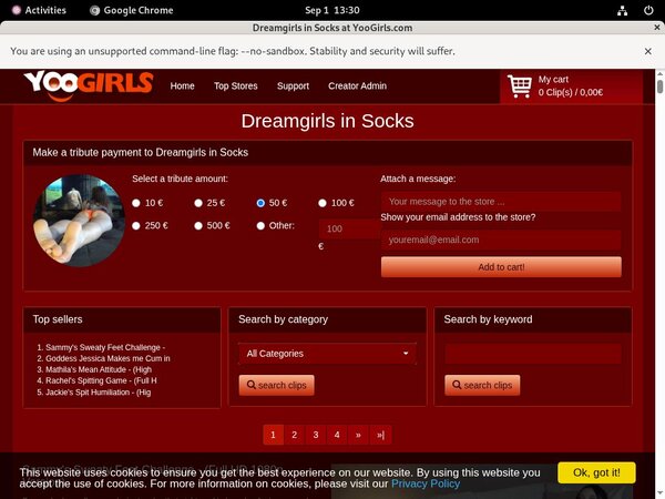 Dreamgirls In Socks Register Free