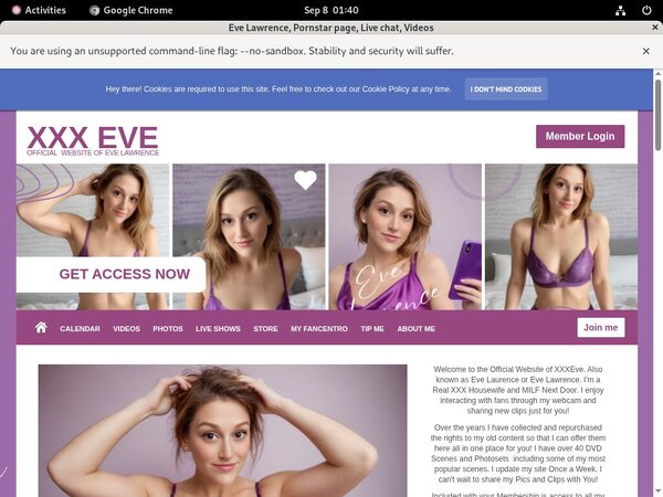 Eve-lawrence.com Site Rip New