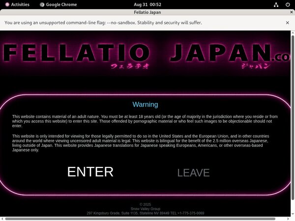 Fellatiojapan.com With Visa