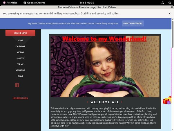Free Empressvivianne.modelcentro.com Password