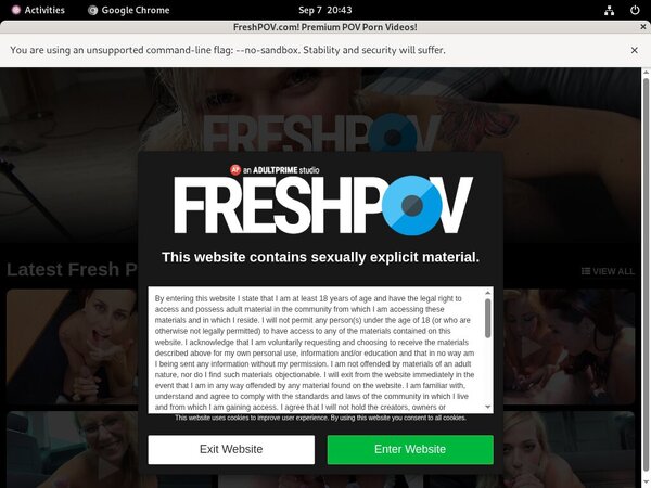 Free Fresh POV Passwords