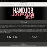 Handjob Japan Login Details