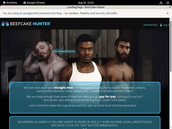 Join Beefcakehunter.com Free