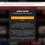 Login For African Casting