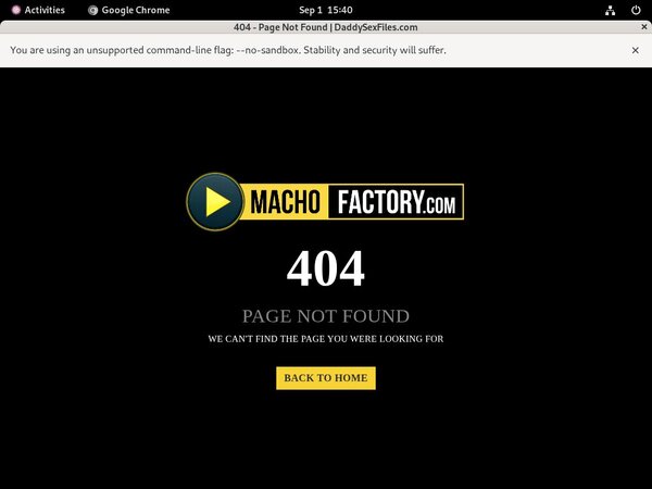 Macho Factory Codes