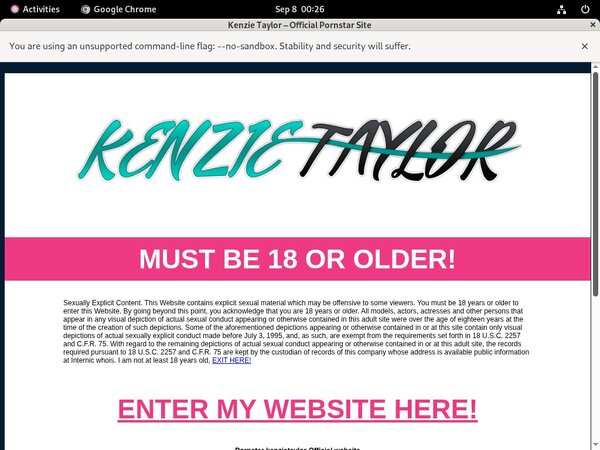 New Kenzietaylor.com Promo Code