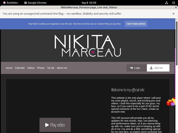 NikitaMarceau Free Account Password