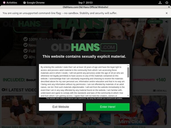 Old Hans Login Pass