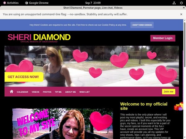 One Time Sheri Diamond Discount