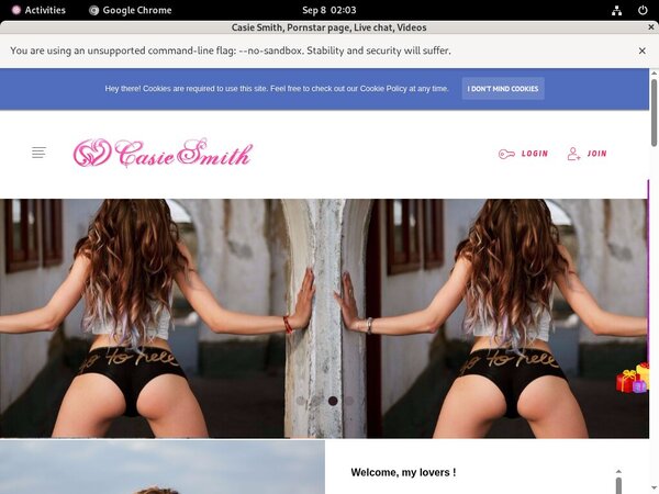 Register For Casiesmith.modelcentro.com