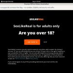 Sex Like Real Login Details