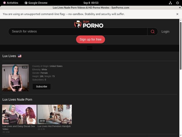 Sunporno.com Free Acounts