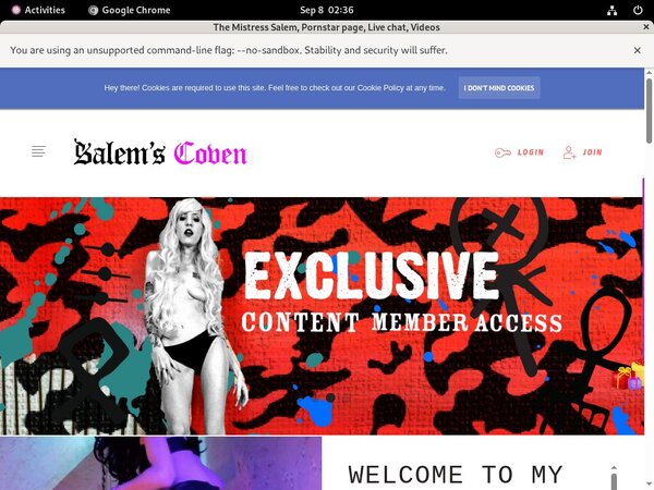 The Mistress Salem Discreet Billing