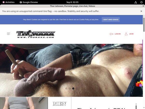 Thorjohnsonxxx Join Anonymously