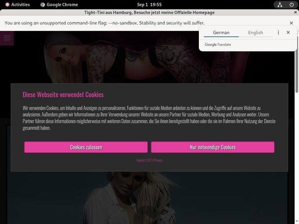 Tight Tini Order Page
