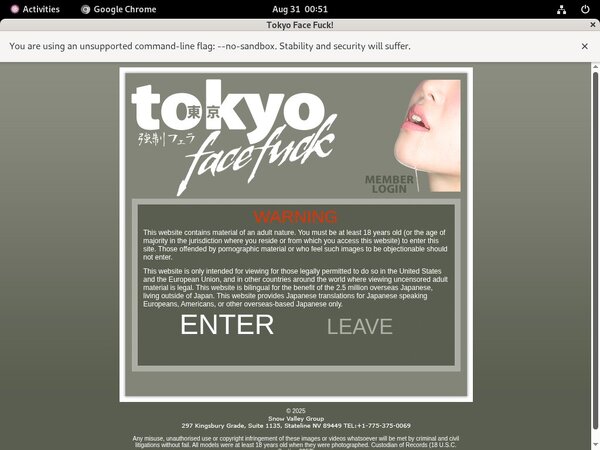 Tokyofacefuck.com Checkout