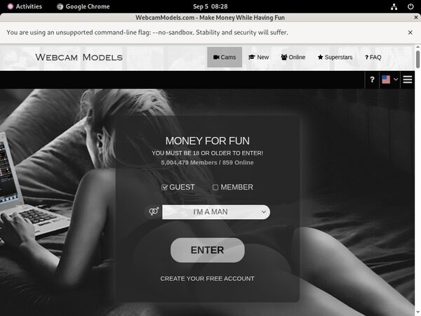 Working Webcammodels.com Password
