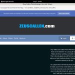 Zeus Callen Free Pics