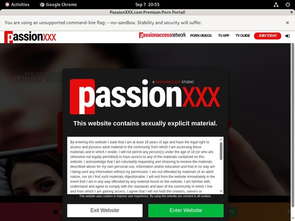 Passionxxx.com Working Pass