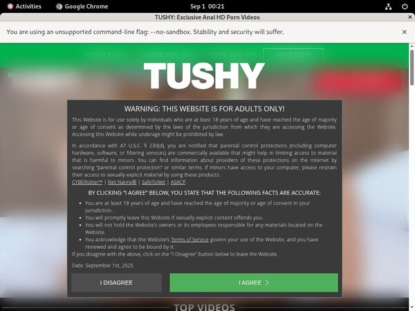 Tushy 1 Day Trial Tushy 1 Day Trial
